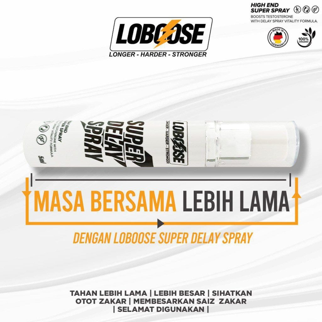 LOBOOSE DELAY SPRAY 20 LOBOOSE DELAY SPRAY